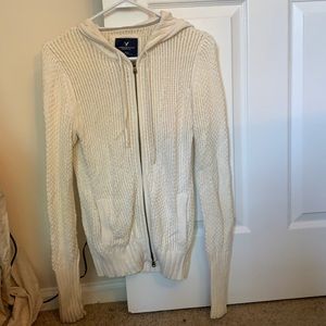 American Eagle hooded zip up sweater jacket